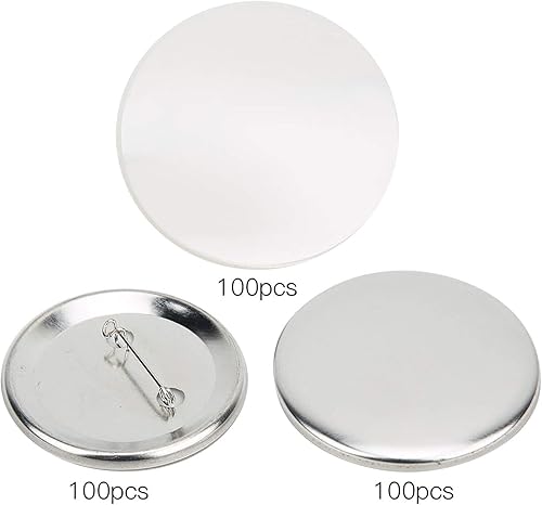 100 Ensembles de Pièces de Bouton D'épingle de Badge de 56 Mm, Accessoires de Fabrication de Badges, épingles Vierges pour la Fabrication Artisanale de Pièces de Bouton - Nail Gallerys