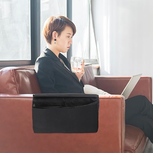 Ciieeo 4 canapé accoudoir Support de téléphone Portable Fauteuil Repose Main d'accoudoir canapé Poche Stockage Sofa Regarder la télévision Organisateur de Rangement - Nail Gallerys