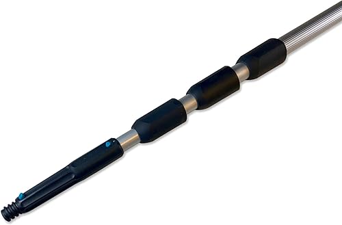 Perche manche télescopique aluminium longueur 1,25 m à 5 m pour raclette lave-vitre Moerman | Qualité hyper-pro| Kibros PER5M - Nail Gallerys