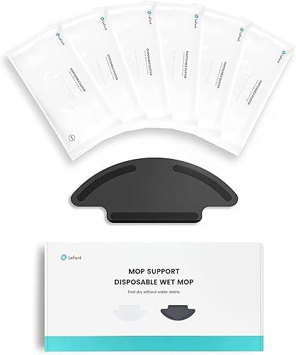 Lefant Lot de 30 serpillères jetables et Support de Chiffons, Kit d'accessoires d'origin pour Aspirateur Robot M210, M210B, M210P, M213, M213S, F1, N1 avec Fonction d'essuyage - Nail Gallerys