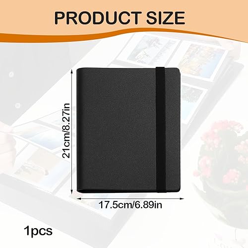 Huybaa Album photo horizontal 160 poches pour Fujifilm Instax Wide 400/300,pour photo instantanés Polaroid Now/Now +/OneStep, à l'imprimante instantanée POP/Lab et aux films i-Type/600 (Noir) - Nail Gallerys