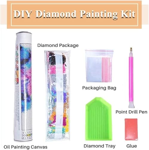 Broderie Diamant Kit Complet Plein Notre Dame De Paris Adulte Diamant Painting Broderie Diamants Kit Complet Complet Tissu en Toile Idéal Pour la Décoration à la Maison 30x40cm Point de Croix Diamant - Nail Gallerys