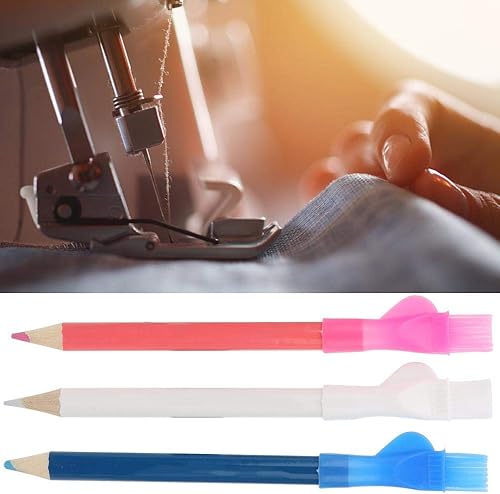 HEEPDD Craie Couture, Craie Couture Tissu Craie pour Couture avec regle Couture Craie Stylo Craie Couture Craie Stylo Couture avec Brosse pour mesurer Le marquage Couture matelassage - Nail Gallerys