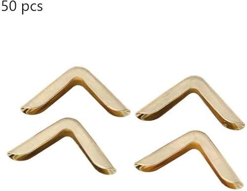 50pcs Protecteurs d'Angle de Livre Protecteurs de Coin de Livre pour Scrapbooking Photos Albums Menus Bloc-notes Dossiers (C103) - Nail Gallerys