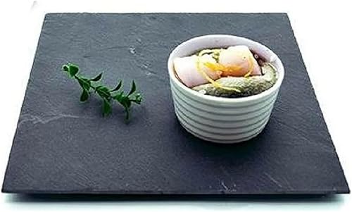 Bigbuy Home S3601683 Set d'Appétitif Ardoise 30 x 0,5 x 30 cm - Nail Gallerys