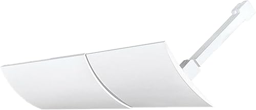 Myazs Déflecteur de climatisation évolutif, couvercle de dérivation d'air télescopique, déflecteurs anti-vent, anti-soufflage direct, guide de directeur, climatiseur, pièce diffuseur d'air - Nail Gallerys