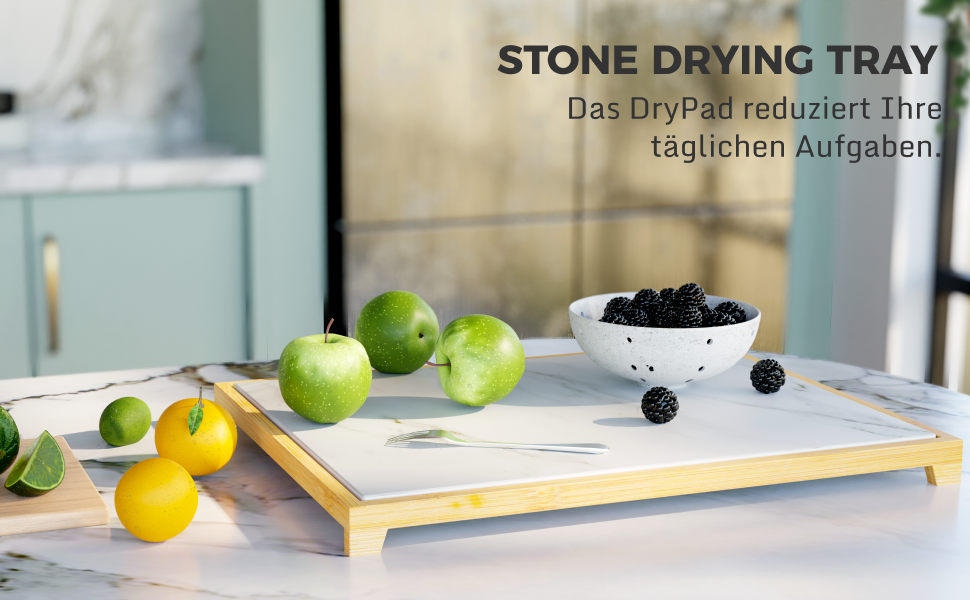 Tapis de séchage en pierre