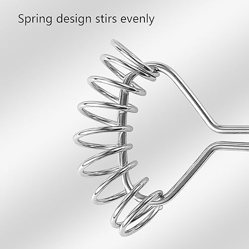 Fouet à ressort magique en acier inoxydable pour mélanger les œufs de cuisine pour mélanger les sauces au lait, batteur, accessoires de cuisine - Nail Gallerys