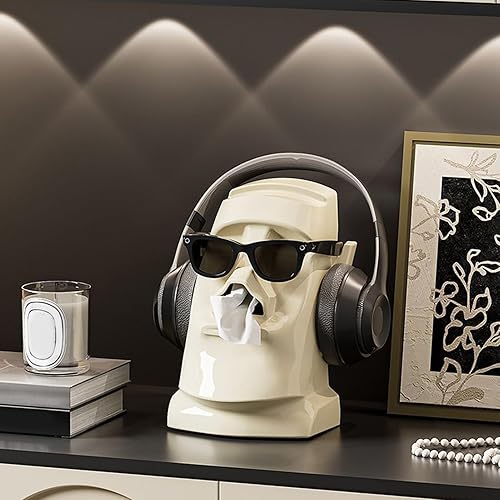 Yaztauho Porte-Mouchoirs Décoratif, Boîte À Mouchoirs Design pour Salon, Organisateur Original Esthétique Moderne Décoratif pour Maison, Bureau, Cuisine, Salle de Bain et Voiture - Nail Gallerys