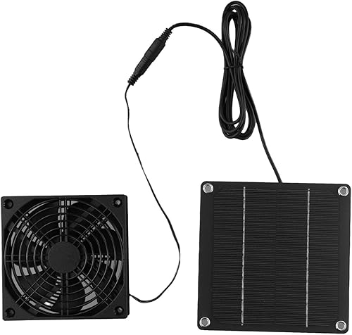 Ventilateur d'échappement puissant à énergie solaire pour poulailler et serre 50 W - Nail Gallerys