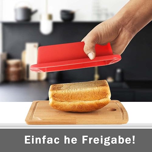 SILIVO Moule a Cake Silicone 14x6x5cm, 4 Pièces Petit Moule à Cake, Moules en Silicone Anti-adhésif Pour Pains, Petits Pains, Gâteaux - Nail Gallerys