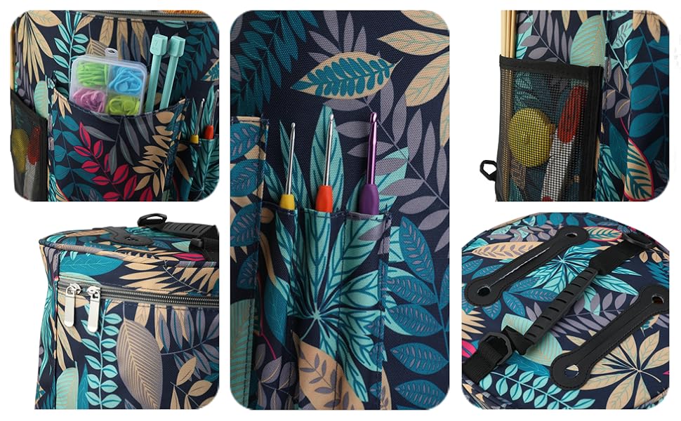 sac à tricoter stockage de laine