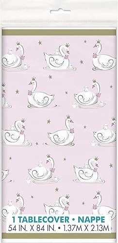 Unique Party Supplies Assiettes en carton – 18 cm – Fête d'anniversaire des cygnes – Lot de 8 - Nail Gallerys