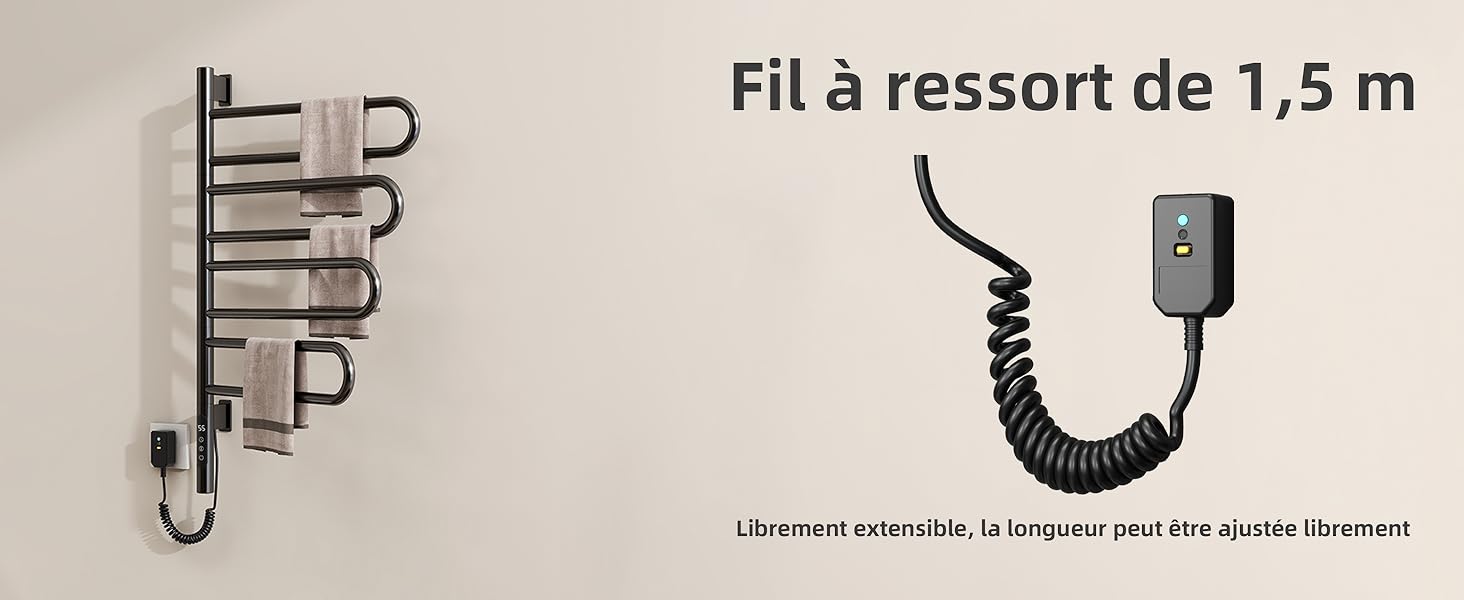 porte-serviettes électrique