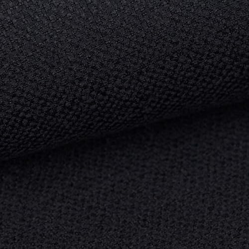 HEKO PANELS Tissus au Metre Ameublement Tissus au Metre pour Couture - 100% Polyester Résistant à la Déchirure et aux Rayons UV - Tissus Ameublement pour Fauteuil Sofa Chaise - Gris Foncé - Nail Gallerys