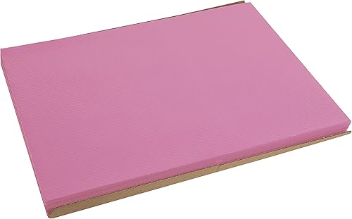 Pro Nappe - Réf 304014I - Set de table jetable en papier gaufré et satiné - Format 30X40 cm - Couleur rose - Fabriqué en France - En barquette de 500 sets. - Nail Gallerys