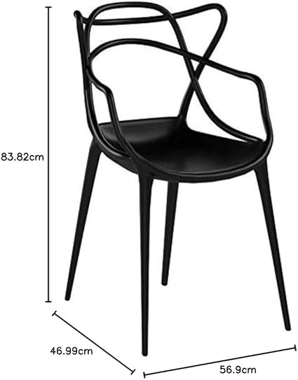 Kartell Masters, Chaise, Noir, Lot de 4 - Nail Gallerys