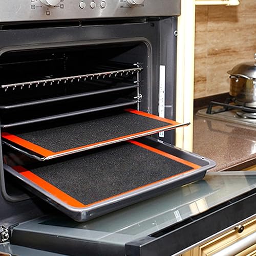 Tapis De Cuisson En Silicone Réutilisable Et Anti-Adhésif Résistant À La Chaleur, Toile De Cuisson Antiadhésif Écologique Et Sans BPA Lavable Au Lave-Vaisselle Compatible Four/Micro-Ondes - Nail Gallerys