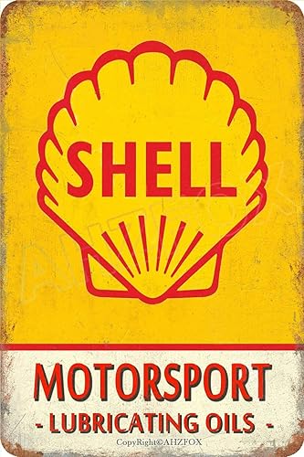 AHZFOX Automobile Scooter L'huile de moteur Bougie d'allumage Enseigne en métal rétro Home Bar Garage Man Cave Décoration murale 8x12 pouces 5 pièces - Nail Gallerys