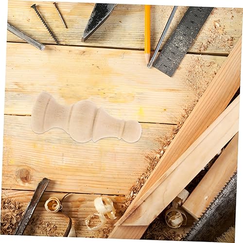 Veemoon Chapiteaux Décoratifs en Bois Sculpté Embouts pour Rideau Embouts De Bricolage Embouts De Tringle à Rideau Se Termine Seulement Embouts pour Tringles à Rideaux Kaki - Nail Gallerys