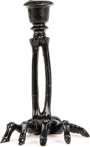 Chandelier en résine Squelette Noir 16 cm - Noir - Taille Unique - Nail Gallerys