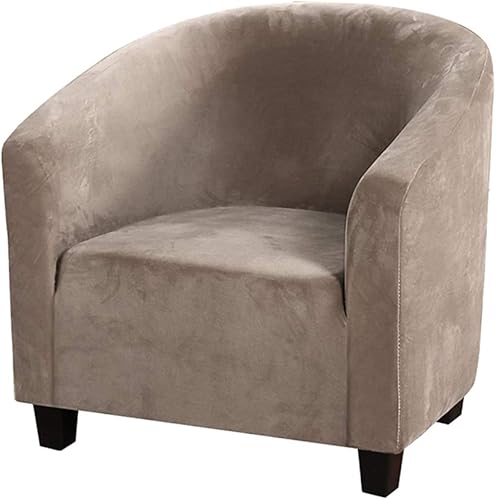 Mingfuxin 2 Pièces Housses De Chaise De Baignoire en Velours, Housse De Chaise De Club Extensible avec Housse De Coussin Fauteuils Housses De Canapé Housses - Nail Gallerys