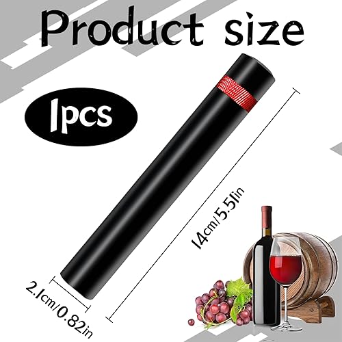 vcsjw Ouvre-bouteille 2 en 1 à pression atmosphérique, décapsuleur de vin, tire-bouchon à air comprimé, avec pression d'air, pompe à vin, pompe à air portable, pour la maison, le restaurant, les - Nail Gallerys