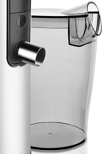 Taurus Liquafruits Pro - Centrifugeuse 800W, 2 vitesses, Extracteur jus et légumes avec bouche de 85mm, Réservoir amovible 2,5L, Pichet jus 1L, Système anti-goutte, LED, Inox - Nail Gallerys