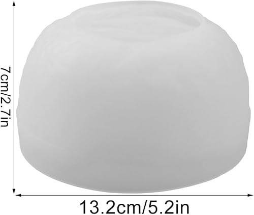 WakiHong Bol Moule éPoxy Moule en Silicone Bol Moule éPoxy Resin Tray Mold Plate Moule en Silicone de Résine pour La Fabrication de Bijoux. - Nail Gallerys