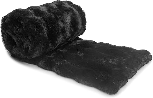 Fourrure Bubble, Fausse fourrure de lapin, unilatéral, textiles vendus au mètre, 50 x 180 cm (Beige clair) - Nail Gallerys