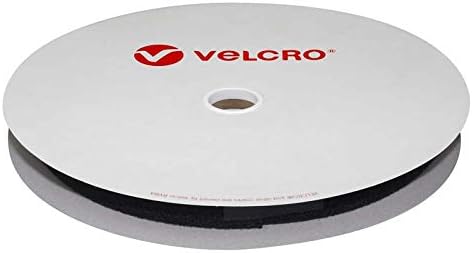 Bobine de ruban VELCRO® à coudre - Noir - 25mm x 25m - velours (partie femelle du scratch) - Nail Gallerys