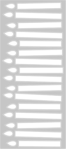 Sizzix 665071 Thinlits Die Bougies d'anniversaire par Kath Breen Taille unique - Nail Gallerys