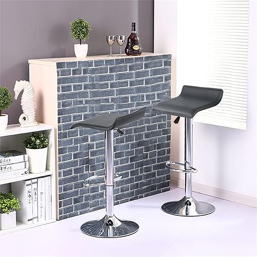 XUANYU Lot de 6 tabourets de bar en simili cuir PU, réglable en hauteur 63-83 cm, tabouret de cuisine avec repose-pieds, tabouret de cuisine moderne design, rotation 360° (blanc) - Nail Gallerys