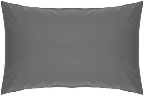 Belledorm Taie d'oreiller – 200 fils/cm², Coton mélangé, gris, Housewife - Nail Gallerys