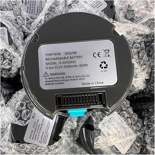 Quixpszto Batterie de Rechange for aspirateur JASHEN JS-AV02A02 2500 mAh 25,2 V - Nail Gallerys
