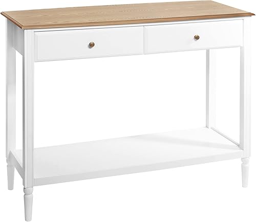 Atmosphera - Console Solen - Blanc et Bois - Nail Gallerys