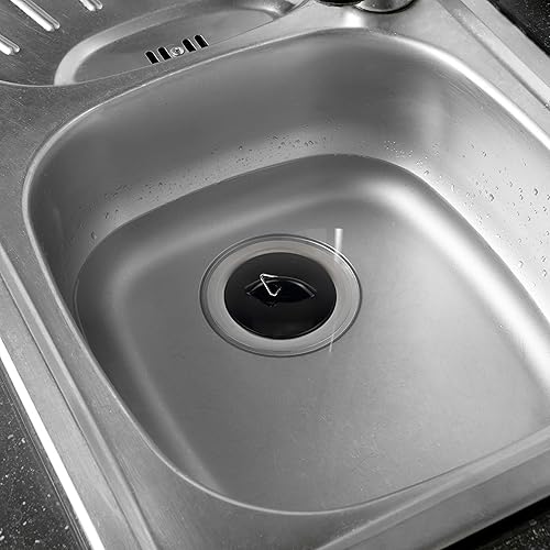 Bouchons de vidange universels, Jeu de 4, pour égouts 1-1/2', 1-3/4' et 2', Toutes Tailles, Ø 40-36 mm, Ø 45.5-42 mm, Ø 43-39 mm, Ø 53-52 mm, PVC, Noir, Bouchons d'évier pour Salle de Bains - Nail Gallerys