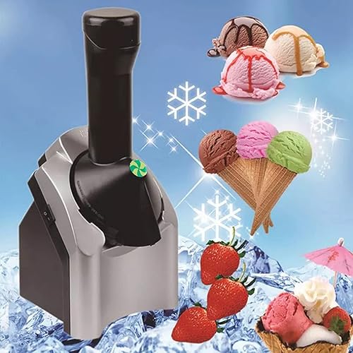 YASAHNG Machine à Crème Glacée, Sorbetière Fruits Surgelés, DIY Sorbet Molle Sain, Smoothie, Yaourt Glacé, sans BPA, sans Additifs Ni Colorants Artificiels, Machine à Dessert pour Maison Et Enfants - Nail Gallerys