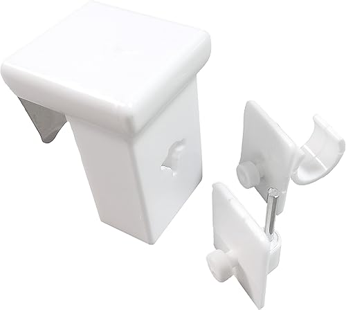 Crochet de fenêtre / crochet décoratif/clip de fenêtre/supports de serrage pour tringles à rideaux ou décorations de fenêtre avec embouts interchangeables (4) - Nail Gallerys