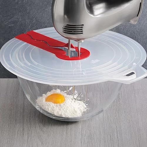 Protection anti-éclaboussures pour mixeur - Protection anti-éclaboussures en silicone - Couvercle de bol mélangeur créatif - Couvercle de bol mélangeur à œufs - Couvercle de bol à œufs - Couvercle en - Nail Gallerys