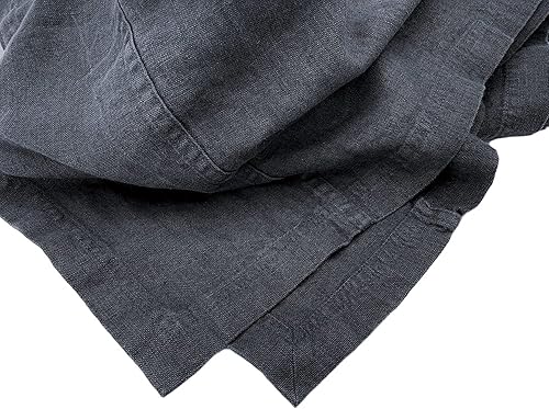 JOWOLLINA Couvre-lit Rasa en 100 % lin délavé (naturel, 275 x 275 cm) - Nail Gallerys