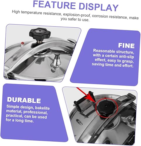 COLLBATH 4pièces Boutons De Couvercle Autocuiseur Poignée De Casserole Accessoires Universels Pour Couvercle De Pot - Nail Gallerys