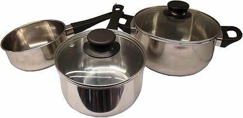 Ikea Marmite Annons Lot de 5 casseroles en acier inoxydable avec couvercle en verre pour induction - Nail Gallerys