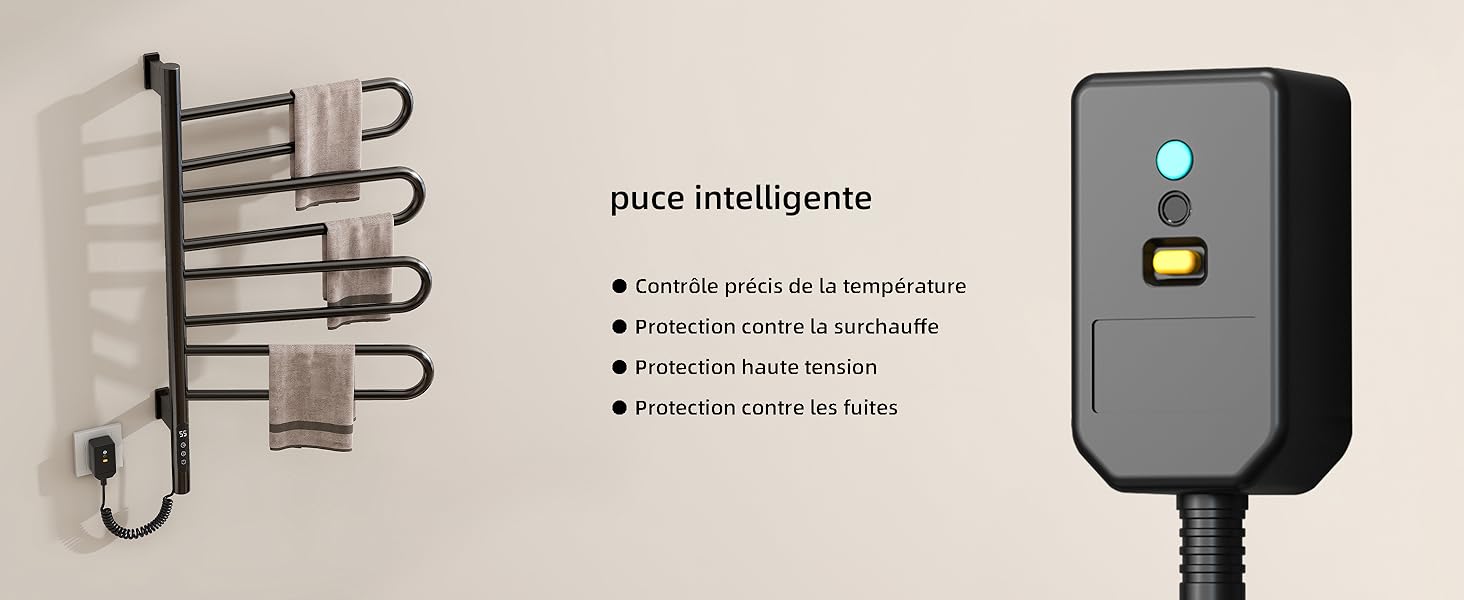 porte-serviettes électrique