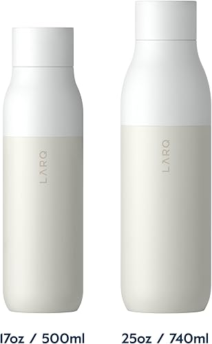 LARQ Bottle Twist Top 500ml - Acier Inoxydable | Sans BPA | Garde l'eau froide 24h et chaude 12h | Voyage et Gym | Finition de Luxe | Garantie de 2 ans, Himalayan Pink - Nail Gallerys