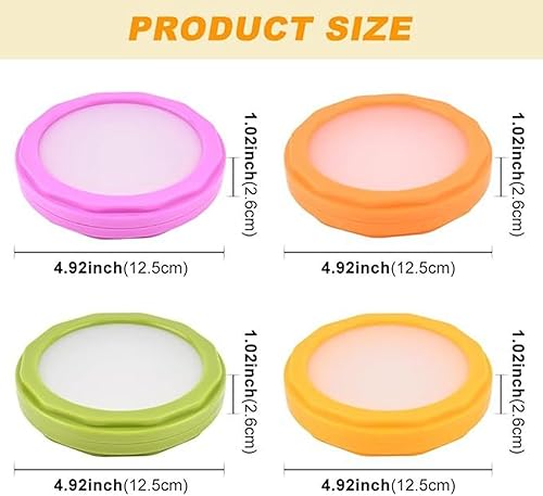 Silicone Vegetable Covers, Silicone Stretch Pods, 4x Reusable Leak-Proof Onion Keepers, 16.14x11.42x3.94 Inches, Ideal for Salad Prep, Kitchen Organization, Lemon Freshness - Nail Gallerys