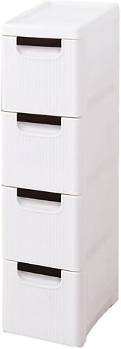 Meuble de salle de bain mince avec tiroir coulissant, tour de rangement sur roulettes, organisateur de tour de rangement (6 tiroirs) - Nail Gallerys