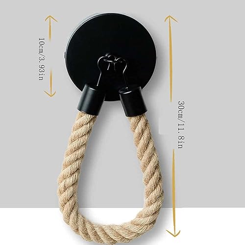 Niciksty Porte Papier Toilette, Porte-Papier Hygiénique en Corde, Vintage Porte Rouleau Papier Toilette pour Salle de Bain et WC, Q1 - Nail Gallerys