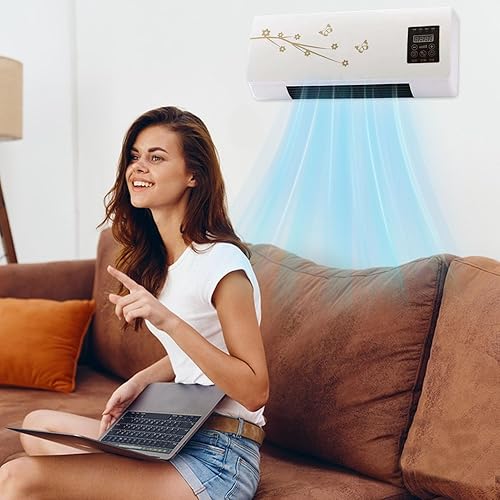 Climatiseur Et Chauffage Muraux - Ventilateur Climatiseur Portable Avec Télécommande Et Minuterie, Climatiseur Portable Silencieux, Climatiseur Portable Mural Pour Chambre, Maison - Nail Gallerys