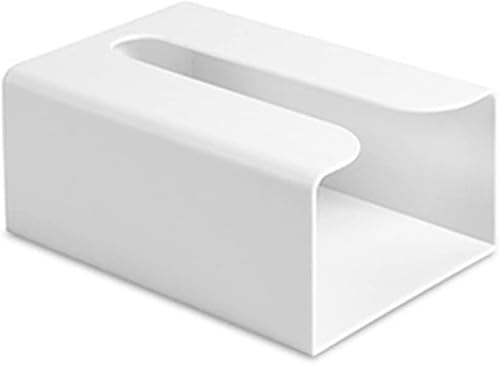 Couvercle de boîte à mouchoirs Distributeur de Porte-Serviettes de boîte de mouchoirs muraux Auto-adhésif pour Table et Armoire de Cuisine et Mur, vers Le Haut ou vers Le Bas(Blanc) - Nail Gallerys